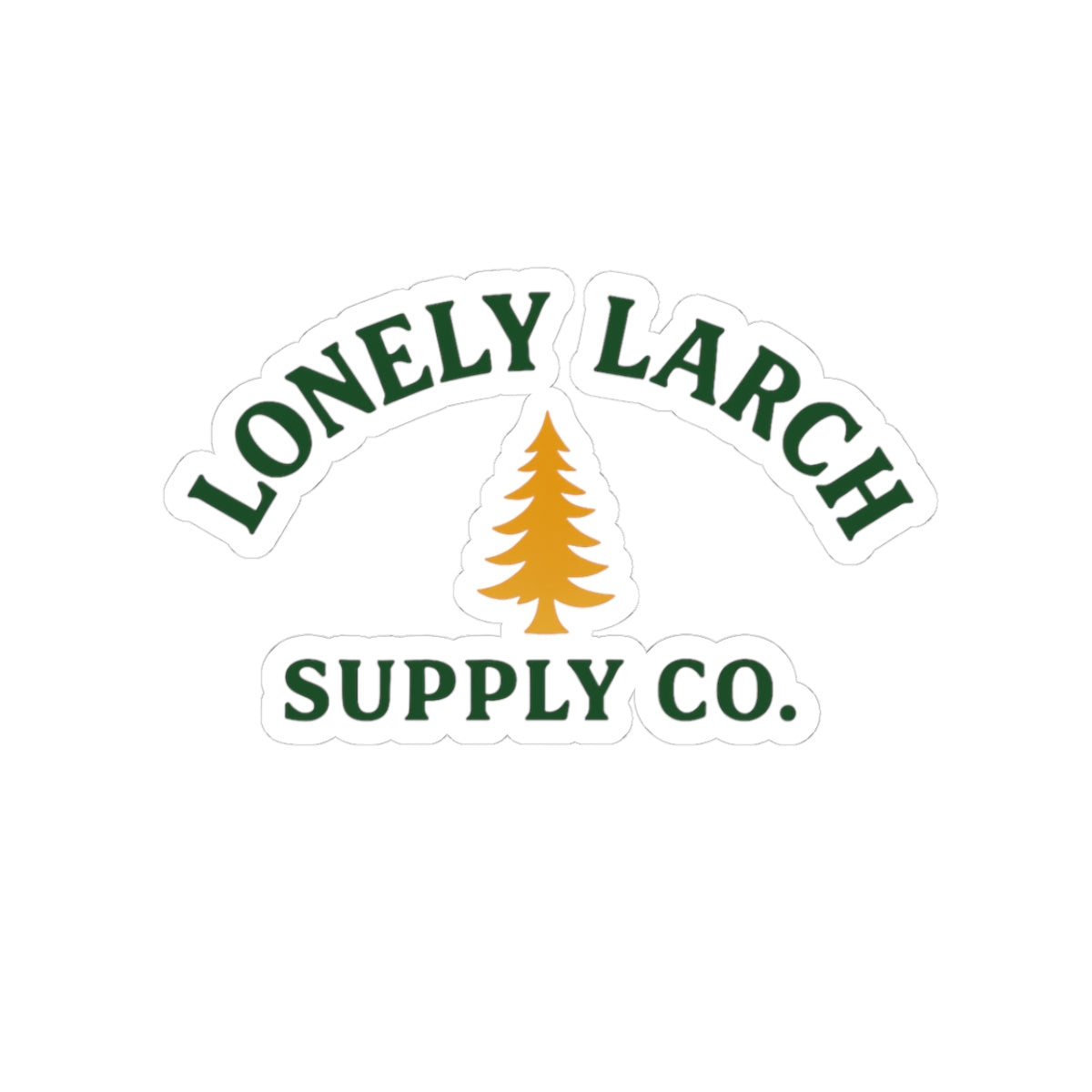 Lone Larch Paper Sticker