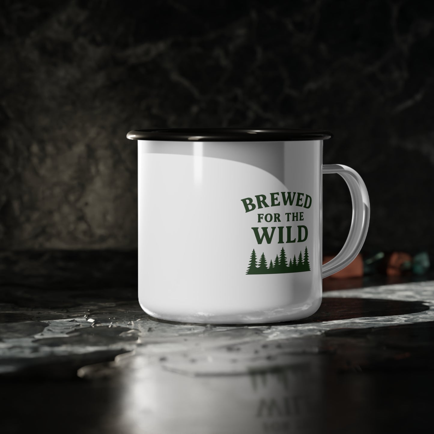 Lonely Larch Enamel Camp Cup