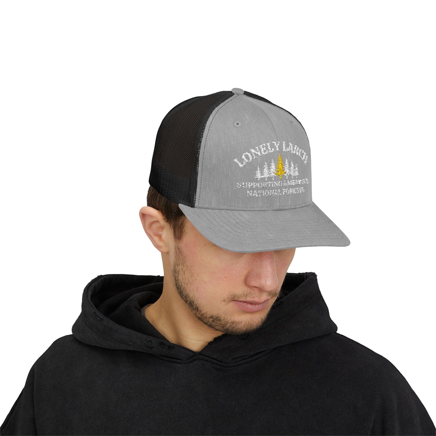 Lonely Larch Snapback Trucker Cap