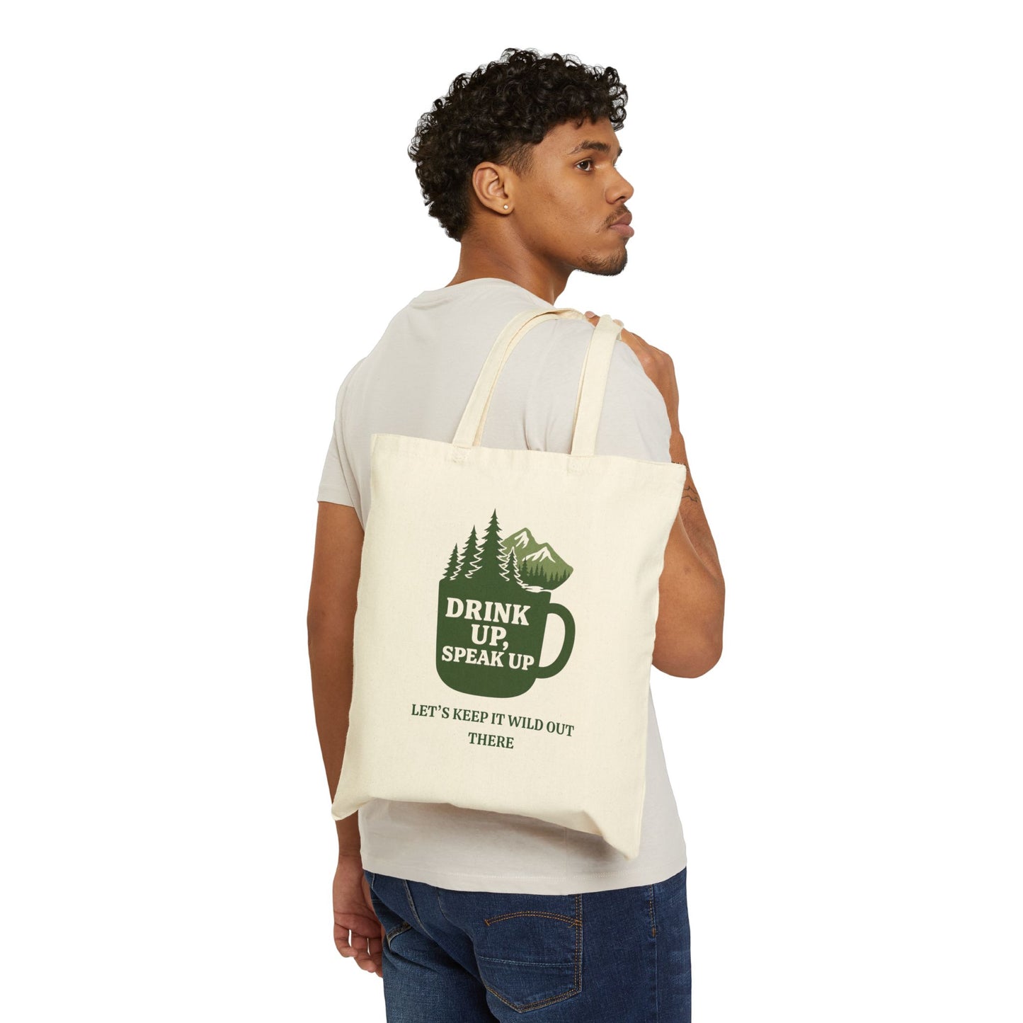 Drink Up, Speak Up Canvas Tote