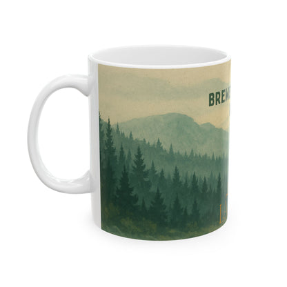 Brewed for the Wild Watercolor Mug