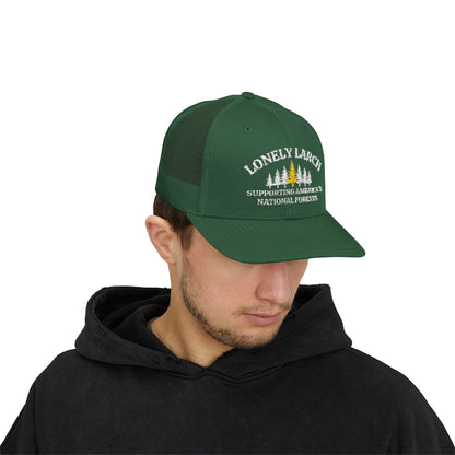 Lonely Larch Snapback Trucker Cap