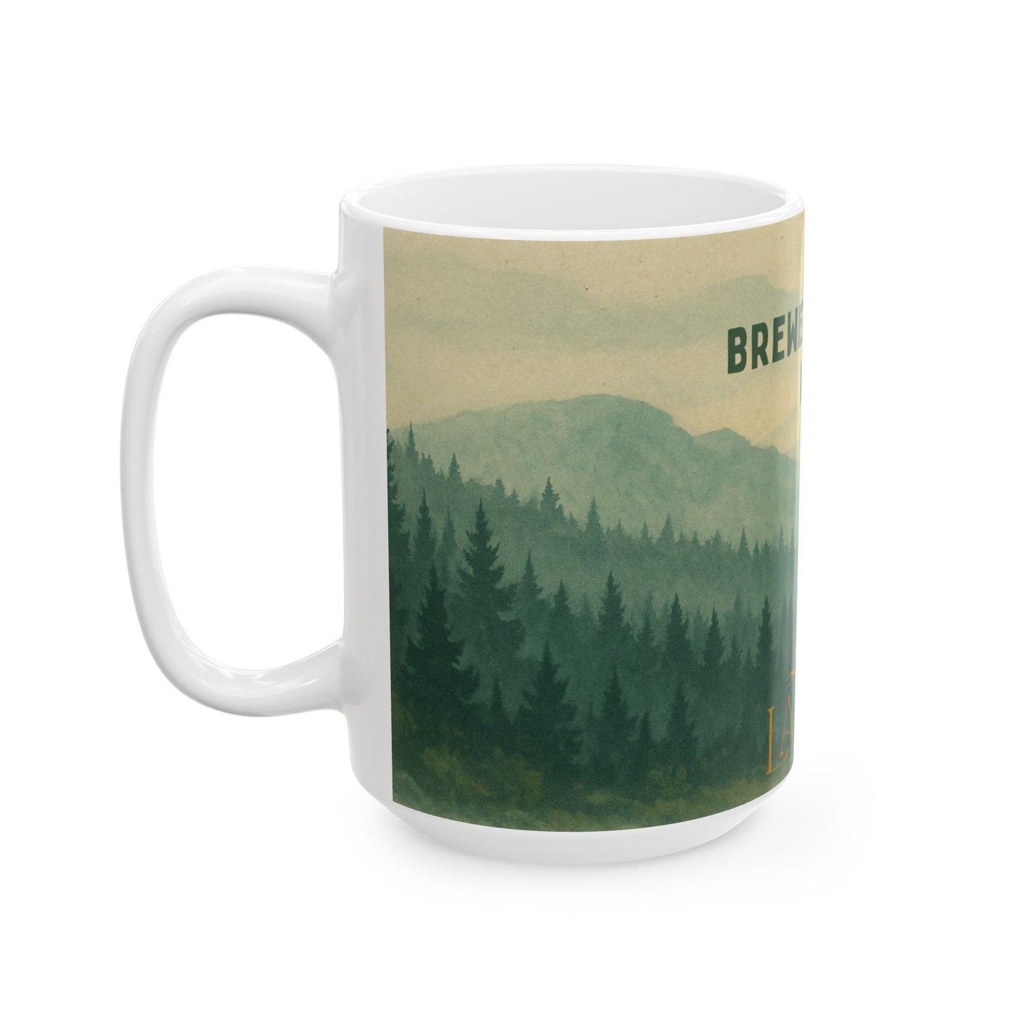 Brewed for the Wild Watercolor Mug