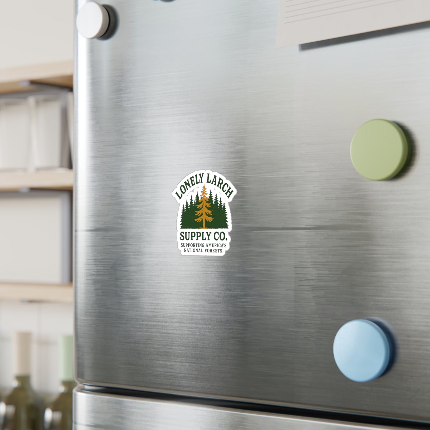 Lonely Larch Logo Sticker