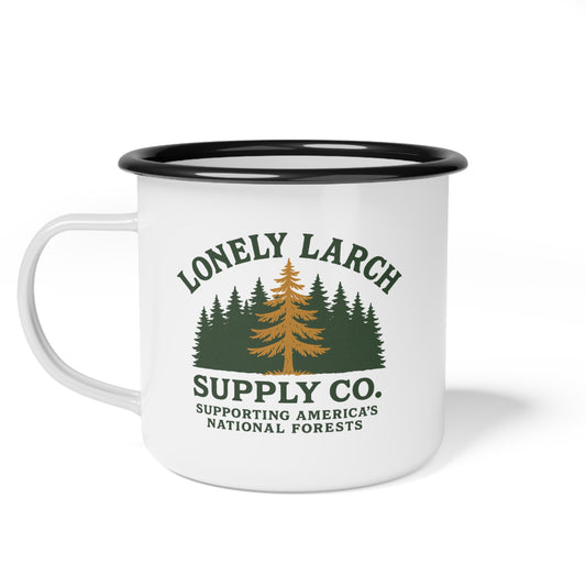 Lonely Larch Enamel Camp Cup