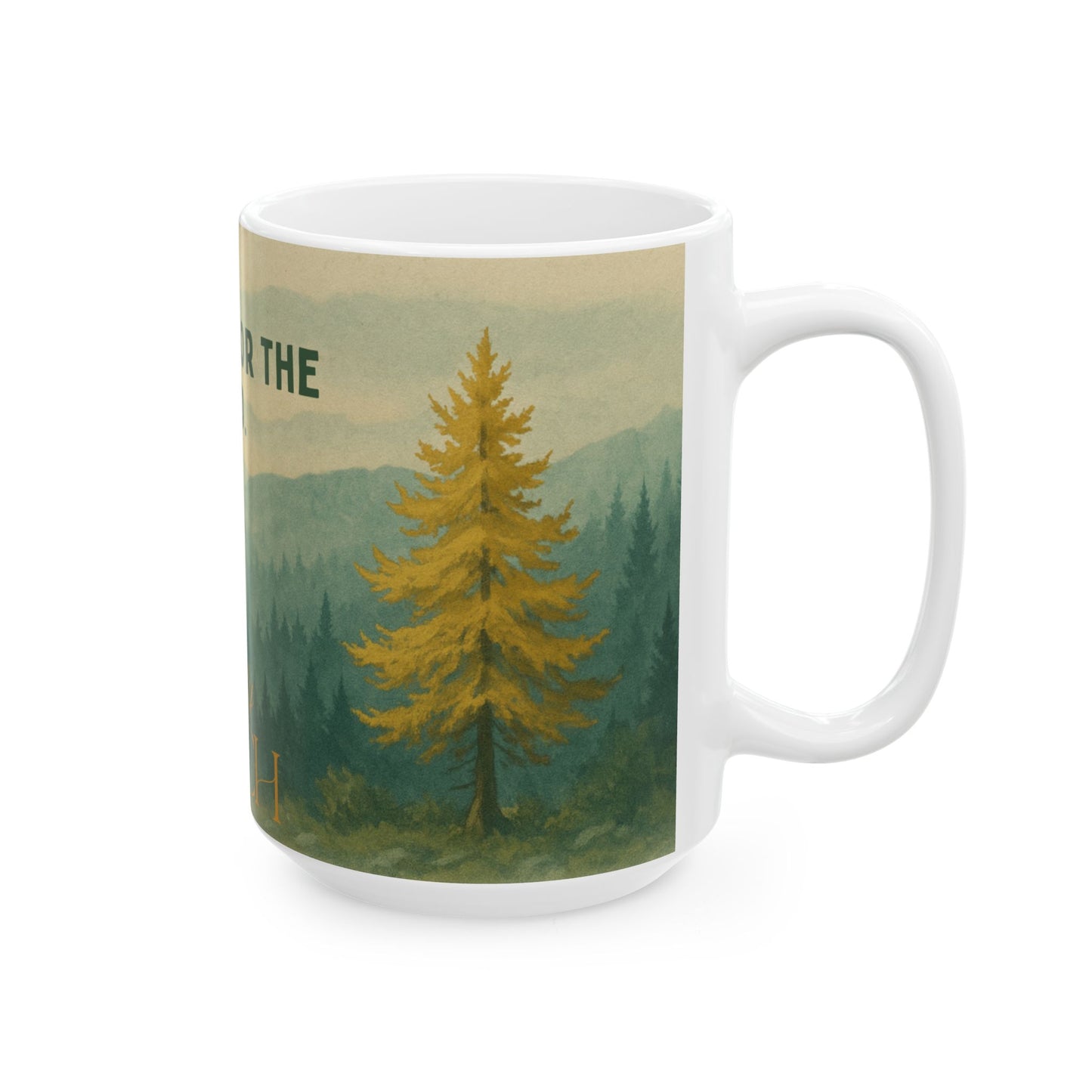 Brewed for the Wild Watercolor Mug