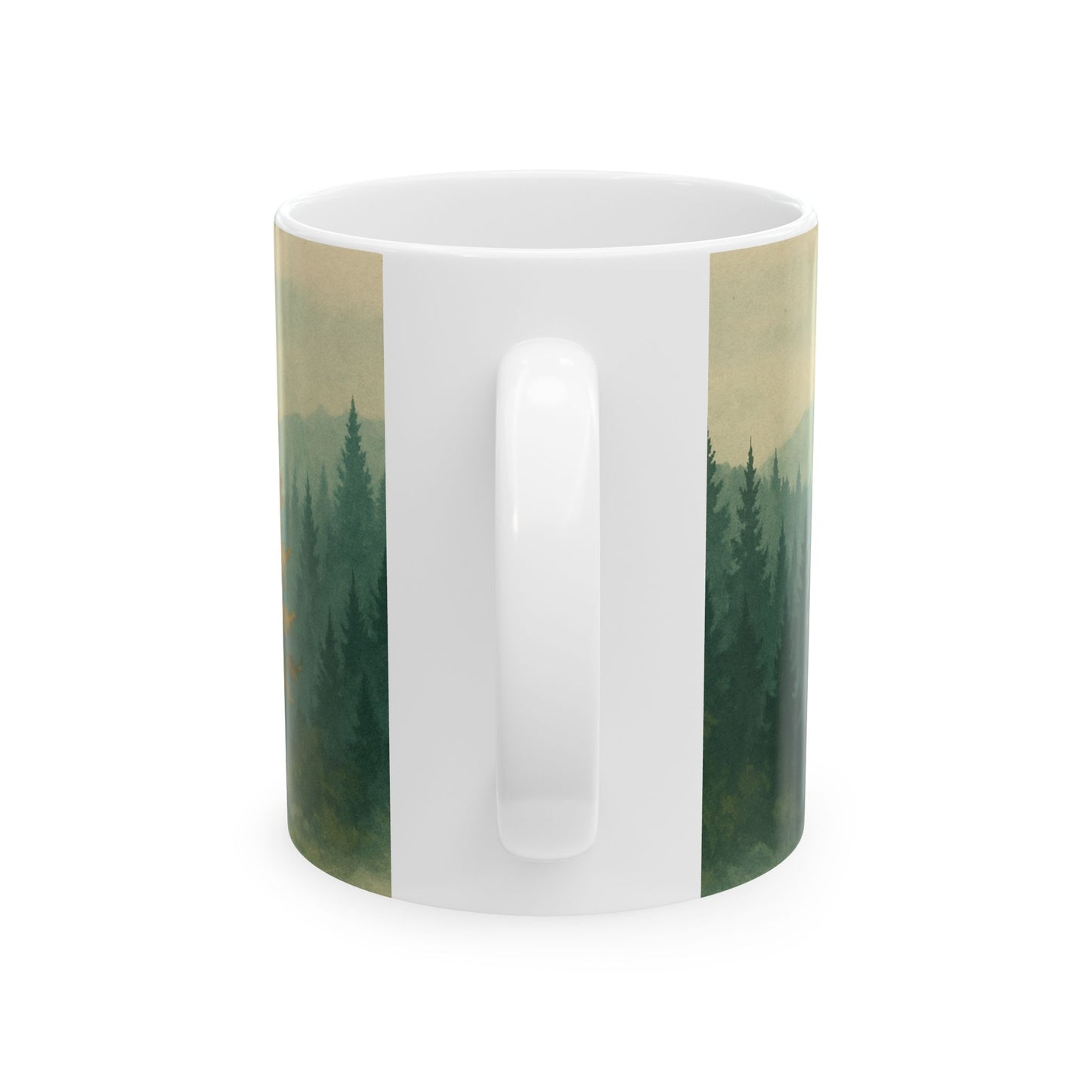 Brewed for the Wild Watercolor Mug