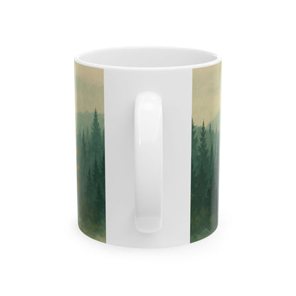 Brewed for the Wild Watercolor Mug