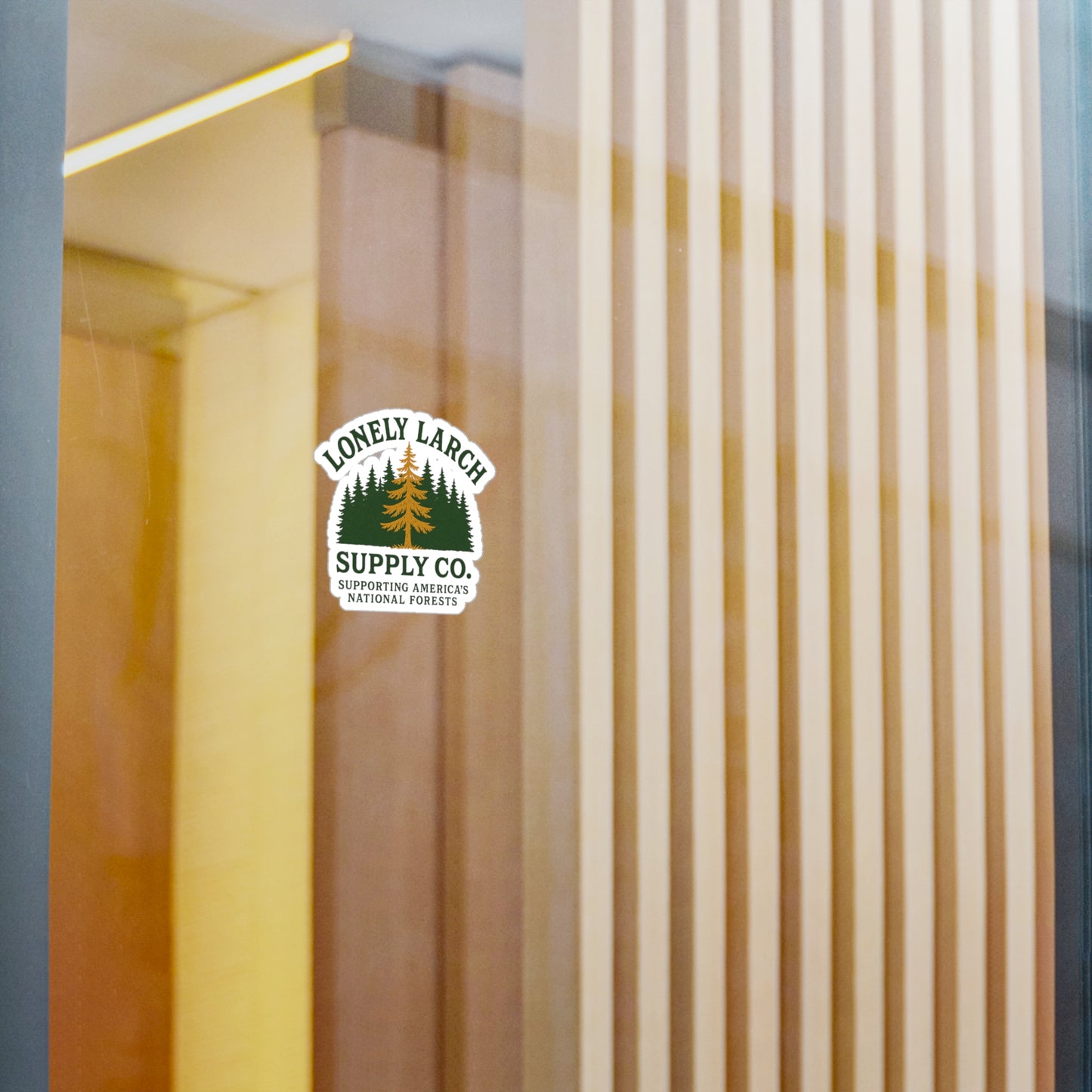 Lonely Larch Logo Sticker