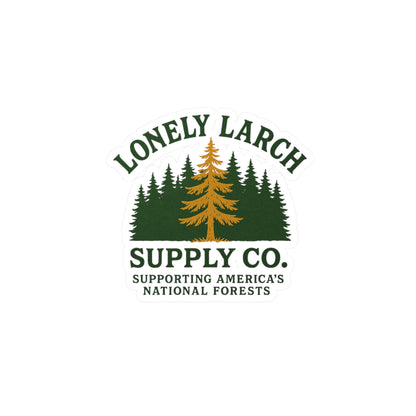 Lonely Larch Logo Sticker