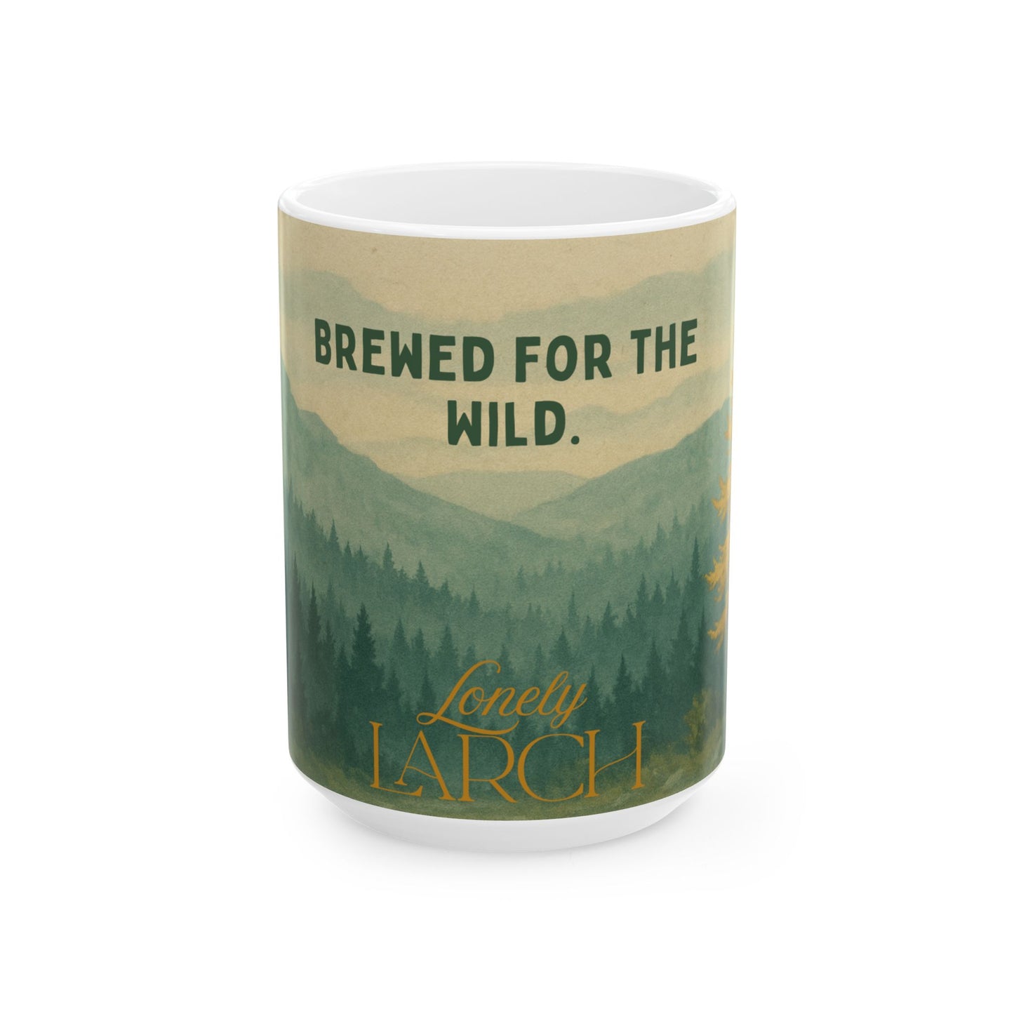 Brewed for the Wild Watercolor Mug