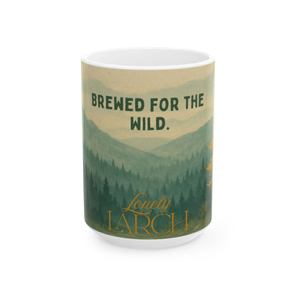 Brewed for the Wild Watercolor Mug