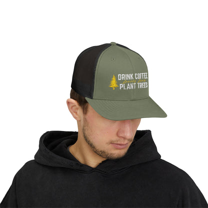 Drink Coffee Plant Trees - Snapback
